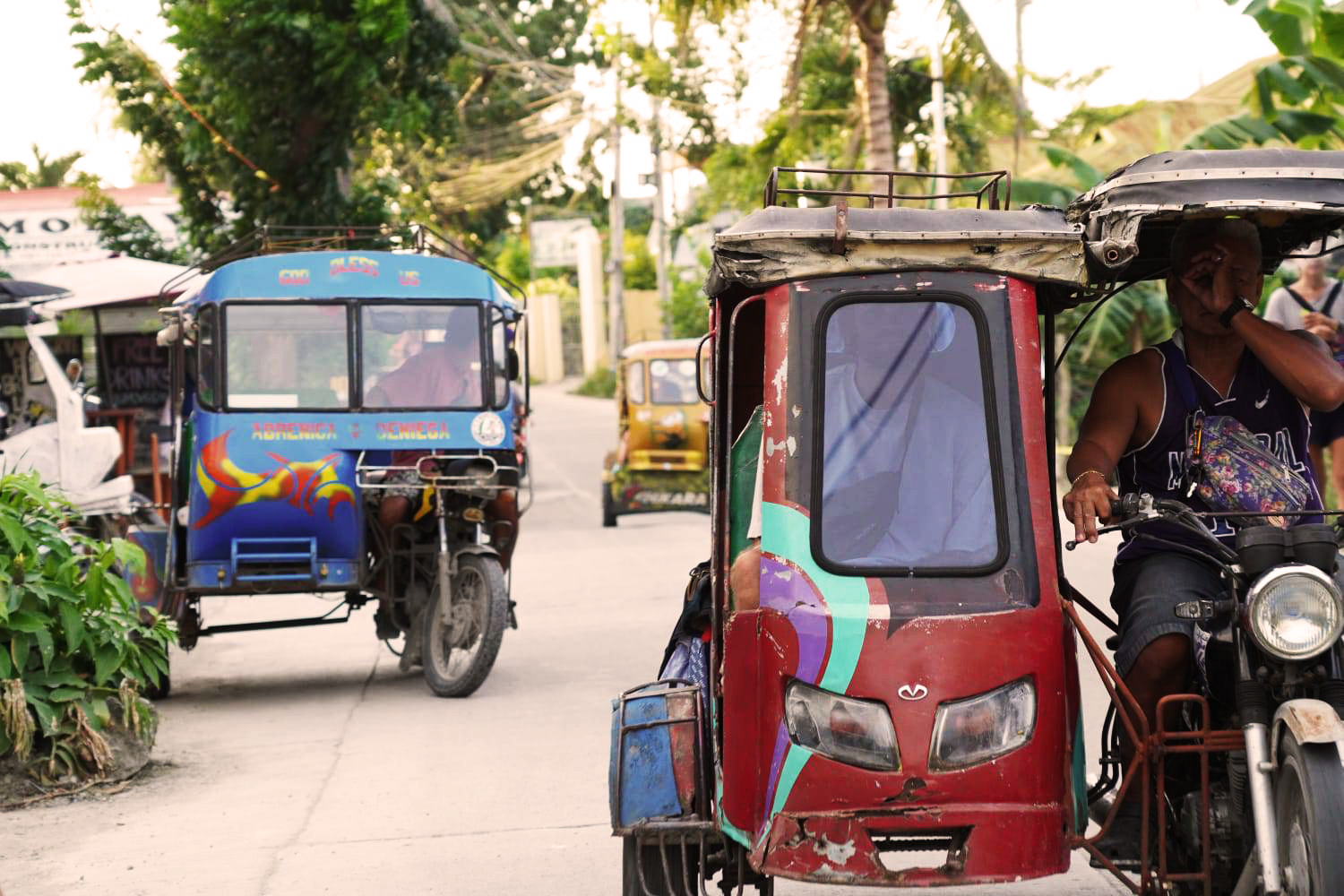 Street TUK TUK Moalboal